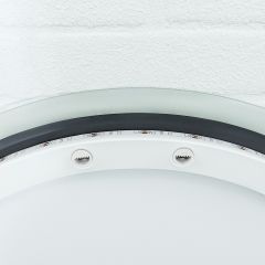Зеркало Moon 72 white с подсветкой Sansa (SMo1046Z) в Агрызе - agryz.mebel24.online | фото 6
