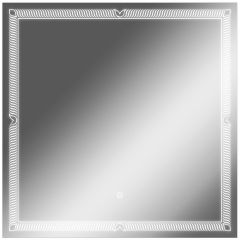 Зеркало Паликир 700х700 с подсветкой Домино (GL7051Z) в Агрызе - agryz.mebel24.online | фото