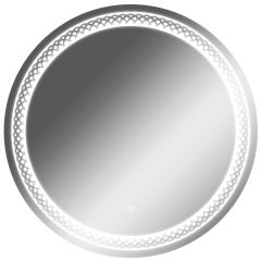 Зеркало Прая 700х700 с подсветкой Домино (GL7048Z) в Агрызе - agryz.mebel24.online | фото