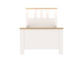 2.08.04.050.14 САГА кровать одинарная 90х200 белая/ясень в Агрызе - agryz.mebel24.online | фото