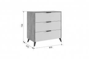 АДАМ Спальный гарнитур (модульный) белое дерево в Агрызе - agryz.mebel24.online | фото 8