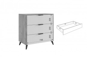 АДАМ Спальный гарнитур (модульный) белое дерево в Агрызе - agryz.mebel24.online | фото 9