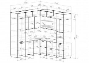 АЛЬБА Кухонный гарнитур Гранд Прайм  (2200*2500 мм) в Агрызе - agryz.mebel24.online | фото 2