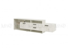 АЛТЕЯ Тумба ТВ (Дуб крафт белый) в Агрызе - agryz.mebel24.online | фото 1