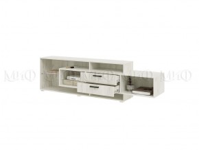 АЛТЕЯ Тумба ТВ (Дуб крафт белый) в Агрызе - agryz.mebel24.online | фото 2