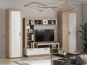 Ангара Пенал (Белый глянец/Сонома) в Агрызе - agryz.mebel24.online | фото 3