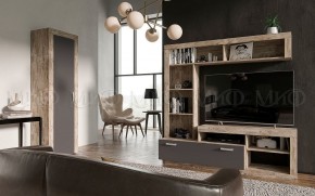 Ангара Шкаф 2-х створчатый (Графит/дуб юкон) в Агрызе - agryz.mebel24.online | фото 3