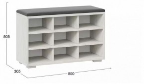 Банкетка-стеллаж для обуви Тип 10 в Агрызе - agryz.mebel24.online | фото 4