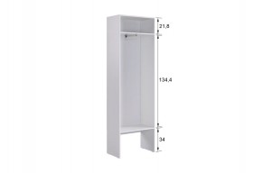 БАСКО Прихожая К8 (белое дерево) в Агрызе - agryz.mebel24.online | фото 4