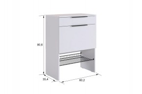 БАСКО Прихожая К8 (белое дерево) в Агрызе - agryz.mebel24.online | фото 6