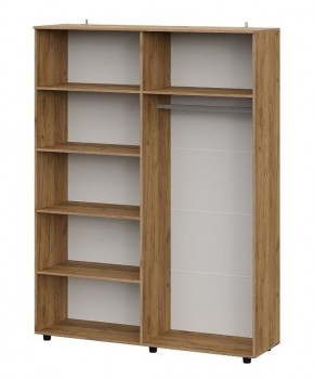 БАЙКАЛ Шкаф четырехстворчатый (Графит/Дуб золотой) в Агрызе - agryz.mebel24.online | фото 2