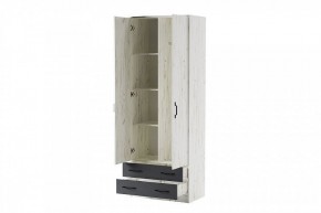 БЕАТРИС Шкаф Дуэт (дуб крафт белый/антрацит) в Агрызе - agryz.mebel24.online | фото 2