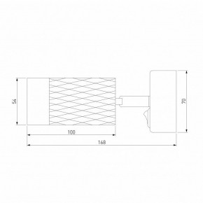 Бра Eurosvet Mizar 20088/1 белый/серебро в Агрызе - agryz.mebel24.online | фото 3
