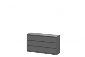 ДЕНВЕР Комод с ящиками (1,38м) Серия 2 (Графит серый) в Агрызе - agryz.mebel24.online | фото