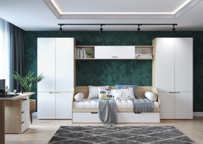 Детская АНТАЛИЯ (модульная) Сонома/Белый софт в Агрызе - agryz.mebel24.online | фото