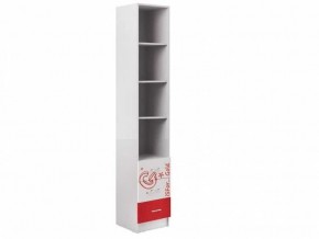 ВЕГА АЛФАВИТ Детская (модульная) Белый/Красный в Агрызе - agryz.mebel24.online | фото 9