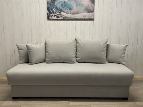 Диван Комфорт-1 (НПБ) велюр Luma 13 св.серый в Агрызе - agryz.mebel24.online | фото