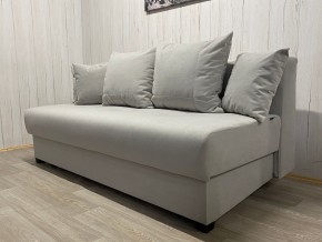Диван Комфорт-1 (НПБ) велюр Luma 13 св.серый в Агрызе - agryz.mebel24.online | фото 2