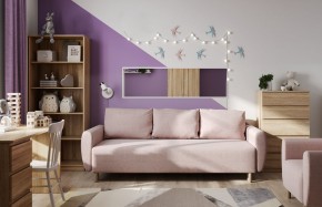 Диван-кровать Тулисия светло-розовый, ткань рогожка в Агрызе - agryz.mebel24.online | фото 4