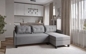 Диван-кровать угловой Киркас серый, ткань рогожка в Агрызе - agryz.mebel24.online | фото 2