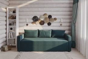Диван-кровать Вало сине-зелёный, ткань рогожка в Агрызе - agryz.mebel24.online | фото 2