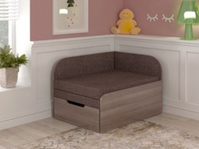 Диван Малютка раскладной (Ясень Шимо темный/Коричневый) в Агрызе - agryz.mebel24.online | фото 1