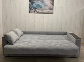 Диван Престиж-15 (НПБ+МДФ) велюр Sensey silver в Агрызе - agryz.mebel24.online | фото 3