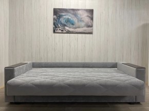 Диван Престиж-15 (НПБ+МДФ) велюр Sensey silver в Агрызе - agryz.mebel24.online | фото 5