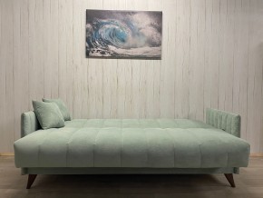 Диван Престиж-3 (НПБ) велюр Sensey mist green в Агрызе - agryz.mebel24.online | фото 3