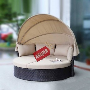 Диван-трансформер из искусственного ротанга AFM-325B Brown в Агрызе - agryz.mebel24.online | фото 1