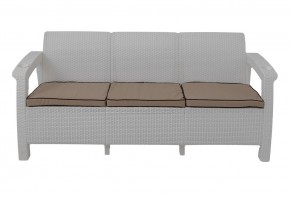 Диван Yalta Premium Sofa 3 Set (Ялта) белый (+подушки под спину) в Агрызе - agryz.mebel24.online | фото 2