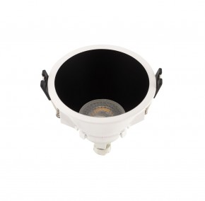 DK3026-WB Встраиваемый светильник, IP 20, 10 Вт, GU5.3, LED, белый/черный, пластик в Агрызе - agryz.mebel24.online | фото 2