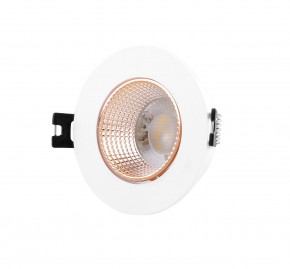DK3061-WBR Встраиваемый светильник, IP 20, 10 Вт, GU5.3, LED, белый/бронзовый, пластик в Агрызе - agryz.mebel24.online | фото 1