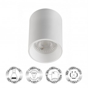 DK3110-WH Светильник накладной IP 20, 10 Вт, GU5.3, LED, белый, пластик в Агрызе - agryz.mebel24.online | фото 1