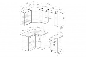 ДЮНА Кухонный гарнитур Оптима 5 (1200*2000 мм) в Агрызе - agryz.mebel24.online | фото 2