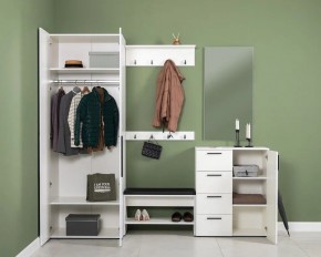 ЭЙР прихожая (модульная) Белый Шагрень в Агрызе - agryz.mebel24.online | фото 2