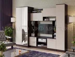 ФЛОРА Стенка (2700) ЛДСП (Дуб Беленый/Венге) в Агрызе - agryz.mebel24.online | фото