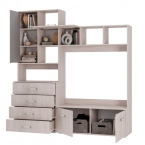 Гостиная Белла центральная секция (ясень белый) в Агрызе - agryz.mebel24.online | фото 2