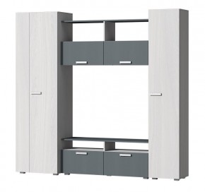 Гостиная Эмми (Анкор светлый/Графит) в Агрызе - agryz.mebel24.online | фото 2