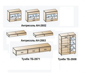 Гостиная Камелия Композиция 12 (Снежный ясень - серый) в Агрызе - agryz.mebel24.online | фото 3