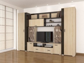 Гостиная Оскар-18-2 дуб сонома-венге в Агрызе - agryz.mebel24.online | фото