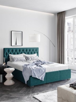 Интерьерная Кровать Октавия Бирюзовый 1600х2000 в Агрызе - agryz.mebel24.online | фото 1