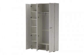 ИТАЛИЯ ШК-1300 Шкаф 3дв с зеркалом (дуб крафт белый) в Агрызе - agryz.mebel24.online | фото 2