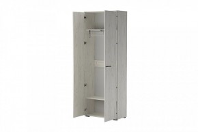 ИТАЛИЯ ШК-800 Шкаф 2дв (дуб крафт белый) в Агрызе - agryz.mebel24.online | фото 2