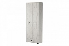 ИТАЛИЯ ШК1Я-800 Шкаф 2дв, 1ящ (дуб крафт белый) в Агрызе - agryz.mebel24.online | фото