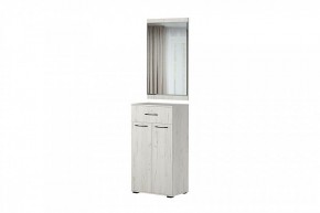 ИТАЛИЯ Зеркало 600/Тумба Комби ТК 600 (дуб крафт белый) в Агрызе - agryz.mebel24.online | фото 1