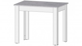КАЙ Стол (цемент светлый/белый) в Агрызе - agryz.mebel24.online | фото