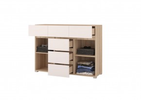 Комод 1200 АНТАЛИЯ (Сонома/Графит софт) в Агрызе - agryz.mebel24.online | фото 2