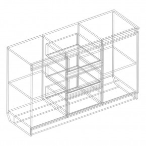 Комод 2-ств. с 3 ящиками в Агрызе - agryz.mebel24.online | фото 2