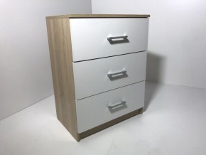 Комод 3 ящика (дуб сонома/белый) в Агрызе - agryz.mebel24.online | фото